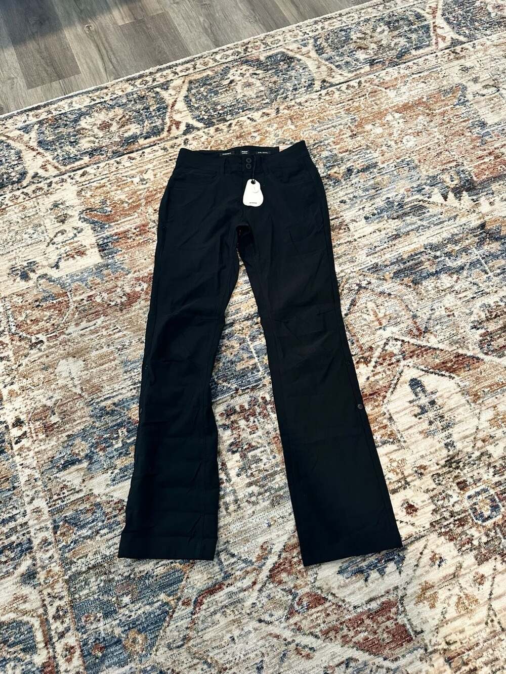 prAna Women's Halle Pant II Black Standard Fit Size 4 Tall